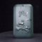 An Exquisite Greenish Jade Sika Deer Pattern Pendant