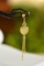 An Exquisite Sterling Silver-Gold Plated Inlaid White Jade Ebony Hairpin