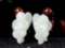 A Pair of Exquisite White Jade Angel Pendants