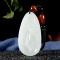 An Exquisite White Jade Flower Pattern Pendant