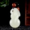 An Exquisite White Jade Gourd Pendant