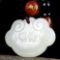 An Exquisite White Jade Pendant