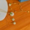 A Set of Fine Sterling Silver-Gold Plated Inlaid White Jade Jewelrys