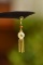 An Exquisite Sterling Silver-Gold Plated Inlaid White Jade Ebony Hairpin