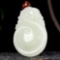 An Exquisite White Jade Ruyi Pendant