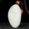 An Exquisite White Jade Statue of Maitreya Buddha Pendant