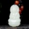 An Exquisite White Jade Statue of Avalokitesvara Pendant