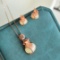 A Set of Fine Sterling Silver-Gold Plated Inlaid White Jade Jewelrys