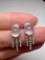 A Pair of Exquisite 18k Gold Diamond Inlaid Jadeite Earrings