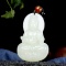 An Exquisite White Jade Statue of Avalokitesvara Pendant