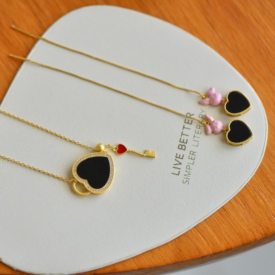 A Set of Fine Sterling Silver-Gold Plated Inlaid White Jade Jewelrys