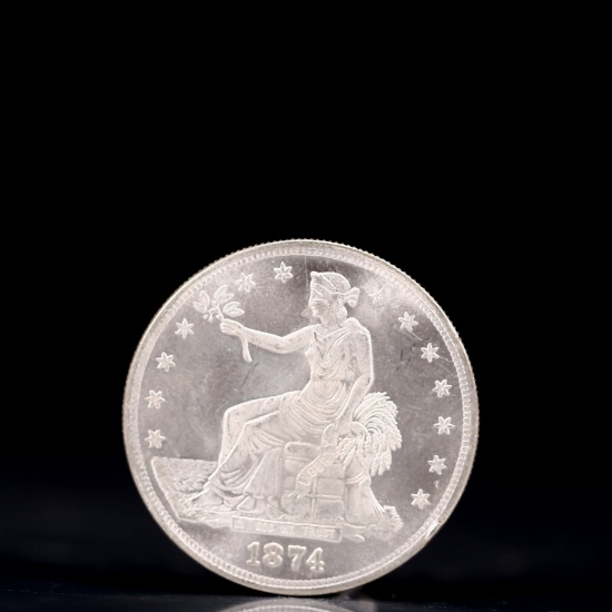 USA Trade Dollar 1874 Coin