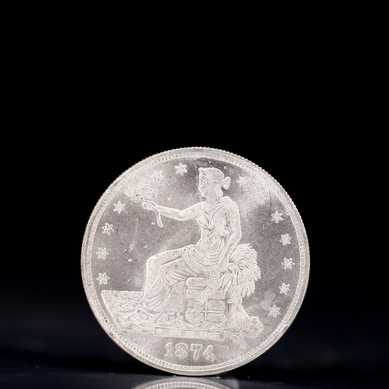 USA Trade Dollar 1874 Coin