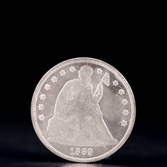 USA One Dollar 1869 Coin