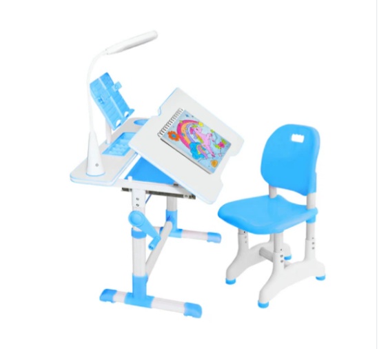SOLD BY THE PIECE: GORILLA GADGET DESK KIDS BLUE, 35 X 26 X 9 INCH, NEW IN