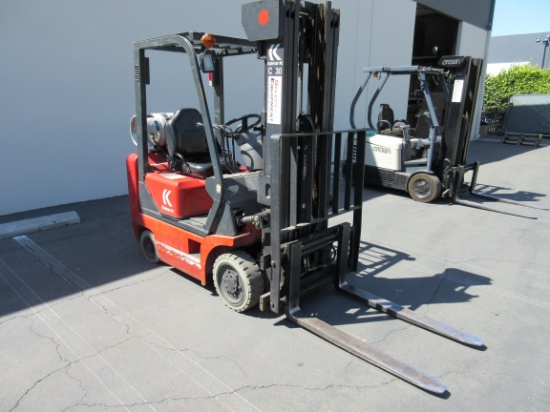 KALMAR AC LPG FORKLIFT WILL BE OFFERED SUBJECT TO CONFIRMATION AND/OR DELIV