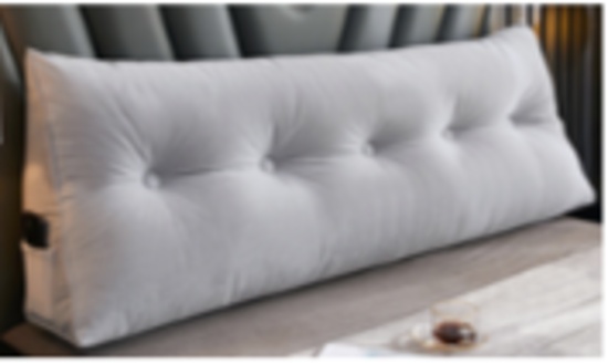 SOLD BY THE PIECE: GORILLA GADGET HEADBOARD PILLOWS, FUL,L LIGHT GREY, LOCA