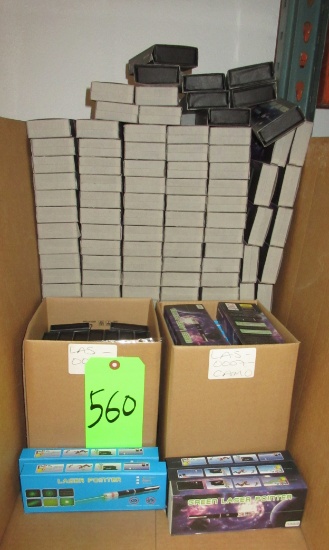 SOLD BY THE LOT: ASSORTED LASER POINTERS, LOCATED IN IRVINE CA