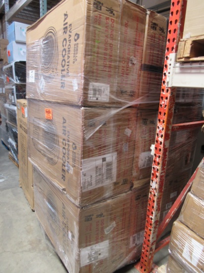 SOLD BY THE PALLET: AIR COOLER RETURNS UNCHECKED, LOCATED IN IRVINE CA