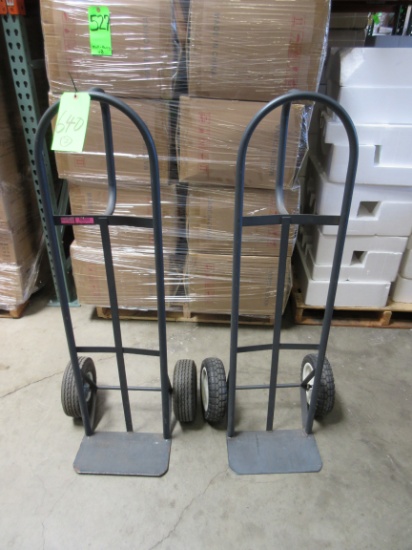 SOLD BY THE PIECE: HAND TRUCKS WITH PNEUMATIC TIRES