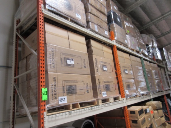 SOLD BY THE SECTION  APPROX. 12FT PALLET RACKING WITH METAL MESH, OFFERED S
