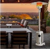 SOLD BY THE PIECE: GORILLA GADGETS PROPANE HEATER, STAINLESS STEEL WITH WHE