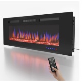 SOLD BY THE PIECE: GORILLA GADGETS 50 INCH WALL-MOUNTED ELECTRIC FIREPLACE,