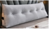 SOLD BY THE PIECE: GORILLA GADGET HEADBOARD PILLOWS, FUL,L LIGHT GREY, LOCA