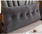 SOLD BY THE PIECE: GORILLA GADGET HEADBOARD PILLOWS, FULL, DARK GREY, LOCAT