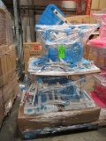 SOLD BY THE LOT: GORILLA GADGET DESK KIDS BLUE, 35 X 26 X 9 INCH, REFURBISH