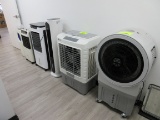 LOT (6) ASSORTED AIR COOLERS (IN HALLWAY)