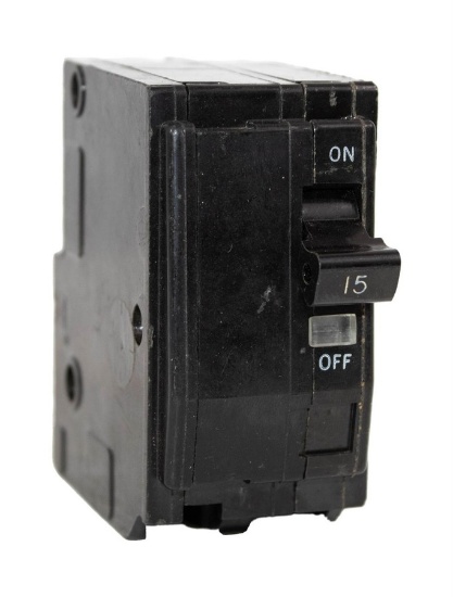 USED - Lot of 3 Square D QO215 Breaker 15A 120/240V 2P 10kA