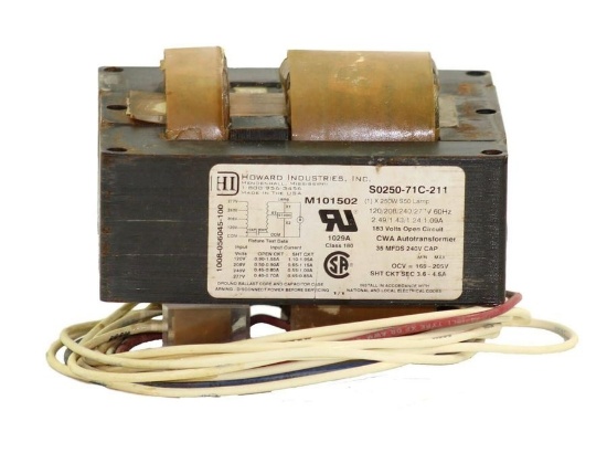 NEW - Howard Industries S0250-71C-211-K Lamp Ballast
