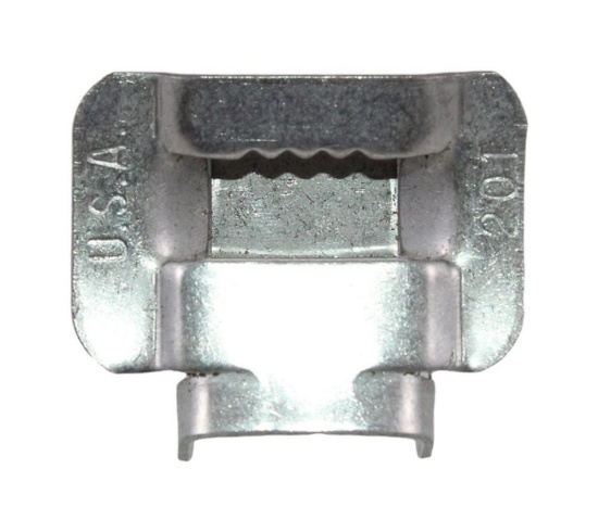 NEW - Pkg of 25 Site Pro 1 BU254-25 Banding Buckles 1/2""