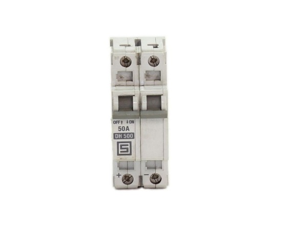 USED - Schurter AS168X-CB2 DH500 Breaker 50A 2P Din Rail