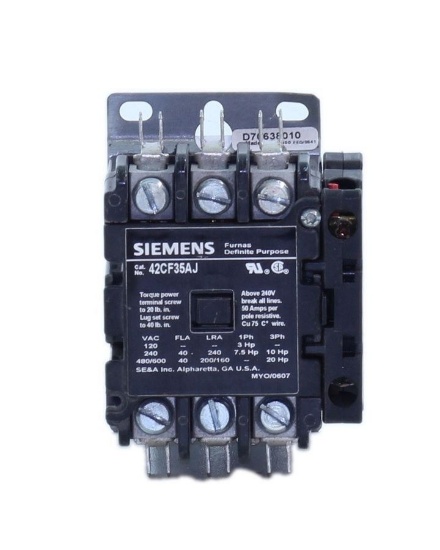 USED - Siemens 42CF35AJ Definite Purpose Contactor 40A