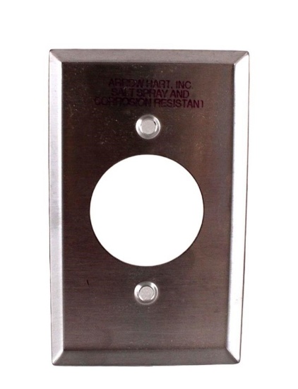 NEW - Box of 10 Arrow Hart 7421C Wallplate Single-Gang