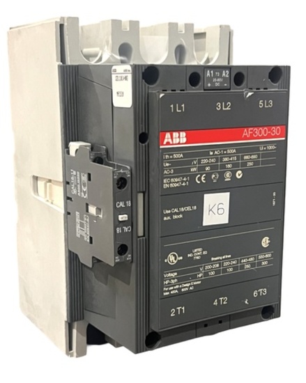USED - ABB AF300-30 Contactor 500A 20-60V 3P 3PH Series AF