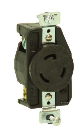 USED - Arrow Hart AHL520R Receptacle 20A 125V 2P 3W