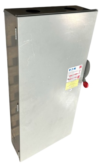 USED - Eaton DH366FRK Disconnect 600A 600V 200HP 3P 3W NEMA 3R Class H Fusible Heavy Duty