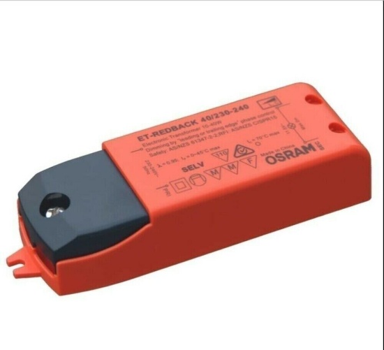 NEW - Osram ET-REDBACK 40/230-240 Electronic Transformer 240V 40W 50Hz Leading and Trailing Edge