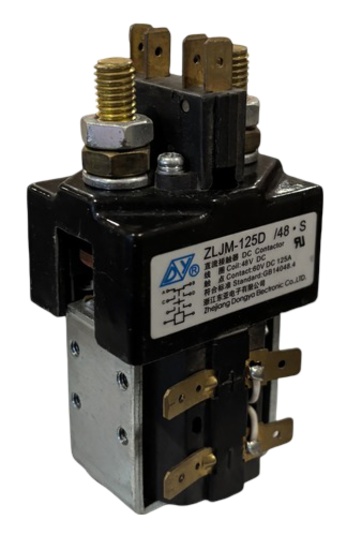 NEW - Dongya ZLJM-125D /48.S DC Contactor 125A 60V 2P 48V Coil