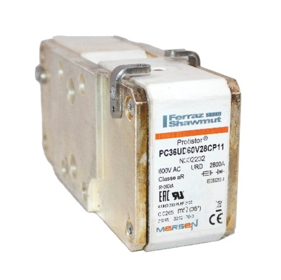 NEW - Ferraz Shawmut N302232 Square Body High-Speed Fuse Protistor 2800A 600V 200kA