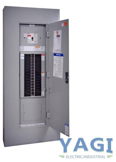 NEW - Eaton PRL1X MCB Panelboard 225A 208Y/120V 3P 4W 30S W/EZB2042R Enclosure and EZT2042S Trim