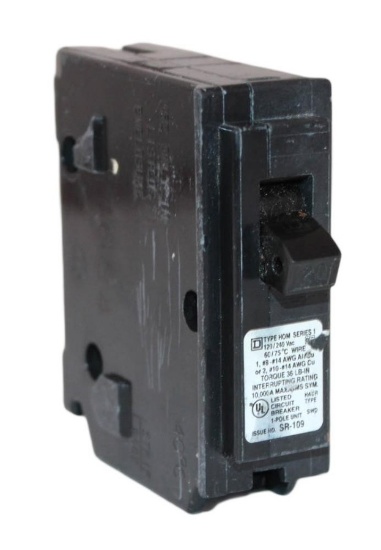USED - Square D HOM120 Miniature Breaker 20A 120/240V 1P
