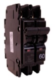 NEW - Hongfa Interchangeable w/Square D QOU260 Breaker 60A 120/240V 2P