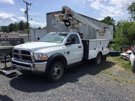 (Edinburg, VA) Altec AT235, Articulating & Telescopic Non-Insulated Bucket Truck mounted behind cab