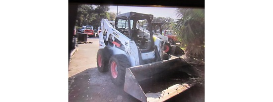 (Tampa, FL) 2015 Bobcat S650 Rubber Tired Skid Steer Loader runs, drives, operates