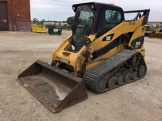 (Des Moines, IA) 2010 Caterpillar 287C Crawler Skid Steer Loader machine has problems with loader co