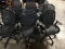 9 office chairs (Used ) NOTE: This unit is being sold AS IS/WHERE IS via Timed Auction and is locate